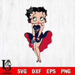 Houston Texans Betty Boop Sexy Cheering Svg Eps Dxf Png File, Digital Download, Instant Download