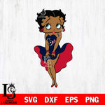 Houston Texans Betty Boop Sexy Cheering SVG Svg Eps Dxf Png File, Digital Download, Instant Download