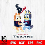 Houston Texans Bluey Chilli Dance Svg Eps Dxf Png File, Digital Download, Instant Download