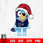 Houston Texans Bluey Dog Christmas Svg Eps Dxf Png File, Digital Download, Instant Download