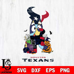 Houston Texans Bluey Halloween NFL 2 Svg Eps Dxf Png File, Digital Download, Instant Download