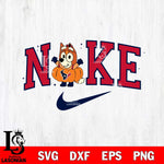 Houston Texans Bluey Halloween Nike Nfl Svg Eps Dxf Png File, Digital Download, Instant Download