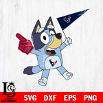 Houston Texans Bluey flag NFL Svg Eps Dxf Png File, Digital Download, Instant Download