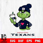 Houston Texans Boujee Grinch Heart Christmas Svg Eps Dxf Png File,Cricut svg files, Digital Download, Instant Download