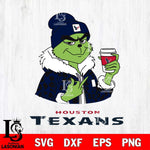 Houston Texans Boujee Grinch Leopard Christmas Svg Eps Dxf Png File,Cricut svg files, Digital Download, Instant Download