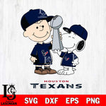 Houston Texans Charlie Brown and Snoopy Champions Svg Eps Dxf Png File, NFL svg , Digital Download , Instant Download, Cricut File