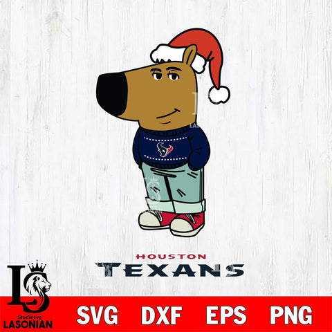 Houston Texans Chill Guy Christmas Svg Eps Dxf Png File,NFL Svg Files,Christmas svg ,Digital Download ,Instant Download