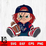 Houston Texans Chucky Horror 11 Svg Eps Dxf Png File, NFL svg, Digital Download, Instant Download