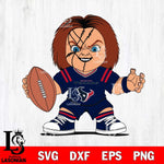 Houston Texans Chucky Horror 2 Svg Eps Dxf Png File, NFL svg, Digital Download, Instant Download