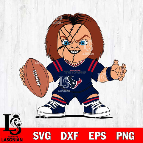 Houston Texans Chucky Horror 2 Svg Eps Dxf Png File, NFL svg, Digital Download, Instant Download