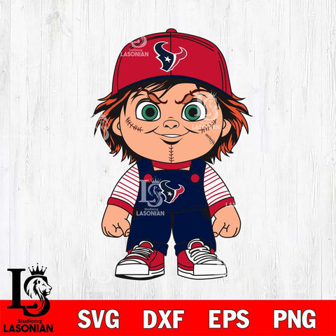 Houston Texans Chucky Horror Svg Eps Dxf Png File, NFL svg, Digital Download, Instant Download