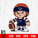 Houston Texans Chucky Horror 5 Svg Eps Dxf Png File, NFL svg, Digital Download, Instant Download