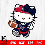 Houston Texans Cute Hello Kitty Football 9 Svg Eps Dxf Png File, NFL svg, Digital Download, Instant Download