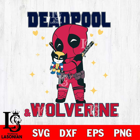 Houston Texans Deadpool 5 Sport Svg Eps Dxf Png File, Digital Download, Instant Download