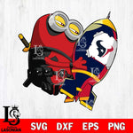 Houston Texans Deadpool Minion Marvel Svg Eps Dxf Png File, Digital Download, Instant Download