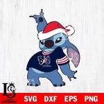 Houston Texans Disney Lilo & Stitch Christmas Svg Eps Dxf Png File, Digital Download, Instant Download