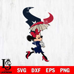 Houston Texans Fancy Minnie Svg Eps Dxf Png File, Digital Download, Instant Download