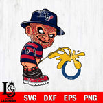 Houston Texans Freddy Krueger Piss On Indianapolis Colts Svg Eps Dxf Png File, Digital Download, Instant Download