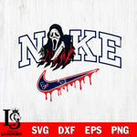 Houston Texans Ghostface Nike Svg Eps Dxf Png File, Digital Download, Instant Download