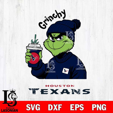 Houston Texans Grinchy Bougie Christmas Svg Eps Dxf Png File,Cricut svg files, Digital Download, Instant Download