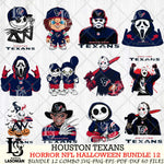 Houston Texans Halloween Bundle 12 SVG Svg Eps Dxf Png File, Bundle NFL svg, Digital Download, Instant Download