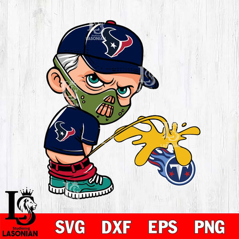 Houston Texans Hannibal Lecter Piss On Tennessee Titans Svg Eps Dxf Png File, Digital Download, Instant Download