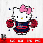 Houston Texans Hello Kitty Cheerleader 10 Svg Eps Dxf Png File, Digital Download, Instant Download