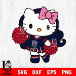 Houston Texans Hello Kitty Cheerleader 7 Svg Eps Dxf Png File, Digital Download, Instant Download