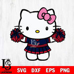 Houston Texans Hello Kitty Cheerleader 9 Svg Eps Dxf Png File, Digital Download, Instant Download