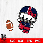 Houston Texans Hello Kitty sport 12 Svg Eps Dxf Png File, Digital Download, Instant Download