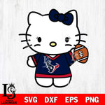 Houston Texans Hello Kitty sport 7 Svg Eps Dxf Png File, Digital Download, Instant Download