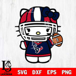 Houston Texans Hello Kitty sport 9 Svg Eps Dxf Png File, Digital Download, Instant Download