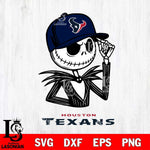 Houston Texans Jack Skellington 3 Halloween Svg Eps Dxf Png File, Digital Download, Instant Download