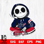 Houston Texans Jack Skellington halloween Svg Eps Dxf Png File, Digital Download, Instant Download