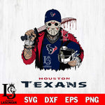 Houston Texans Jason Voorhees 2 Svg Eps Dxf Png File, Digital Download