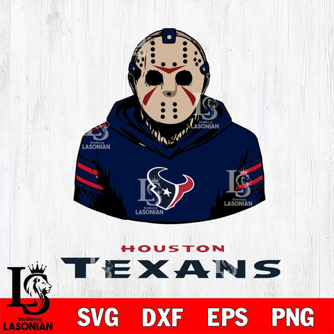 Houston Texans Jason Voorhees 4 Svg Eps Dxf Png File, Digital Download