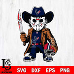 Houston Texans Jason Voorhees Horror Svg Eps Dxf Png File, NFL svg, Digital Download, Instant Download