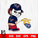 Houston Texans Michael Myers Piss On Tennessee Titans Svg Eps Dxf Png File, Digital Download, Instant Download