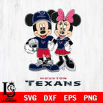 Houston Texans Mickey Minnie Mouse Helmet Svg Eps Dxf Png File, Bundle NFl svg , File Cut , Digital Download , Instant Download, Laser Cut Svg Files