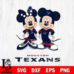 Houston Texans Mickey Minnie Mouse rugby ball Svg Eps Dxf Png File, Bundle NFl svg , File Cut , Digital Download , Instant Download, Laser Cut Svg Files