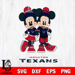 Houston Texans Mickey Minnie Valentine Football Svg Eps Dxf Png File, NFL svg , Digital Download , Instant Download, Cricut File