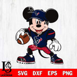 Houston Texans Mickey Mouse Svg Eps Dxf Png File, Digital Download, Instant Download