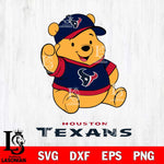 Houston Texans Pooh Bear Disney, Svg Eps Dxf Png File, Digital Download