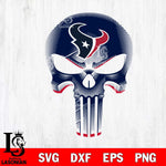 Houston Texans Punisher Skull SVG