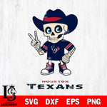 Houston Texans Skeleton Football 2 Svg Eps Dxf Png File, Digital Download