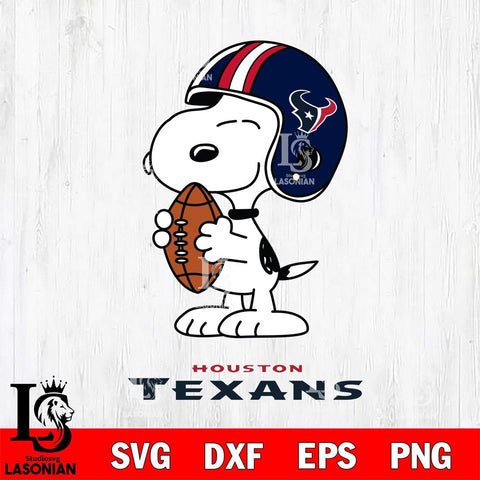 Houston Texans Snoopy Rugby Svg Eps Dxf Png File, NFL svg , Digital Download , Instant Download, Cricut File