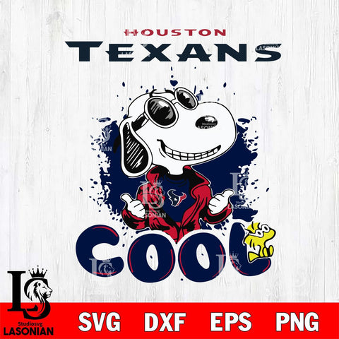 Houston Texans Snoopy Sport 7 Svg Eps Dxf Png File, NFL svg, Digital Download, Instant Download