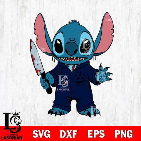 Houston Texans Stitch Horror Football Svg Eps Dxf Png File, NFL svg, Digital Download, Instant Download