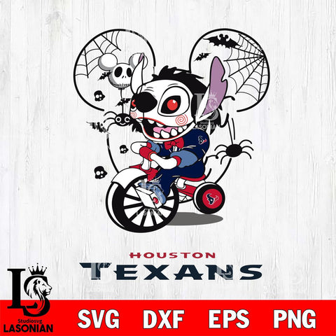 Houston Texans Stitch Jigsaws Halloween Svg Eps Dxf Png File, Digital Download, Instant Download