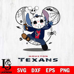 Houston Texans Stitch jason voorhees Halloween Svg Eps Dxf Png File, Digital Download, Instant Download